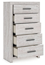 Load image into Gallery viewer, Cayboni Full Panel Bed with Mirrored Dresser and Chest
