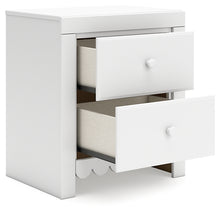 Load image into Gallery viewer, Mollviney Full Panel Bed with Mirrored Dresser and Nightstand
