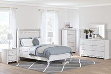 Load image into Gallery viewer, Mollviney Full Panel Bed with Mirrored Dresser and Nightstand
