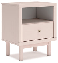 Load image into Gallery viewer, Wistenpine Full Upholstered Panel Bed with Mirrored Dresser, Chest and Nightstand
