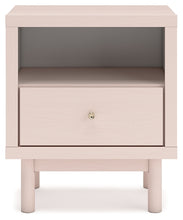 Load image into Gallery viewer, Wistenpine Full Upholstered Panel Bed with Mirrored Dresser, Chest and Nightstand
