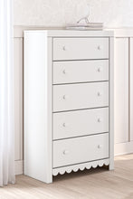 Load image into Gallery viewer, Mollviney Twin Panel Storage Bed with Mirrored Dresser, Chest and 2 Nightstands
