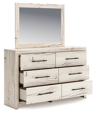 Load image into Gallery viewer, Lawroy Full Panel Bed with Mirrored Dresser
