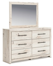 Load image into Gallery viewer, Lawroy Full Panel Bed with Mirrored Dresser
