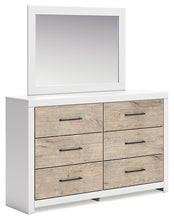 Load image into Gallery viewer, Charbitt Full Panel Bed with Mirrored Dresser and 2 Nightstands
