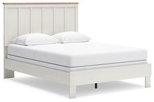 Load image into Gallery viewer, Linnocreek Queen Panel Bed with Mirrored Dresser and 2 Nightstands
