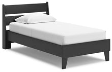 Load image into Gallery viewer, Socalle Twin Panel Platform Bed with Dresser and Nightstand
