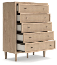 Load image into Gallery viewer, Cielden King Panel Headboard with Mirrored Dresser and Chest
