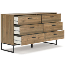 Load image into Gallery viewer, Deanlow Full Panel Headboard with Dresser and Nightstand
