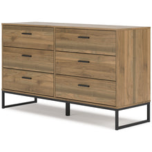 Load image into Gallery viewer, Deanlow Twin Panel Headboard with Dresser and Nightstand
