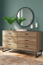 Load image into Gallery viewer, Deanlow Full Panel Headboard with Dresser and Nightstand
