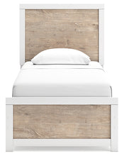 Load image into Gallery viewer, Charbitt Twin Panel Bed with Nightstand
