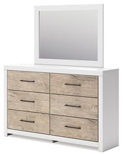 Load image into Gallery viewer, Charbitt Twin Panel Bed with Mirrored Dresser and 2 Nightstands
