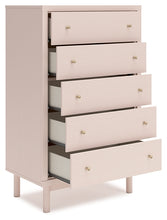 Load image into Gallery viewer, Wistenpine Twin Upholstered Panel Bed with Mirrored Dresser and Chest
