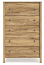 Load image into Gallery viewer, Bermacy Full Platform Panel Bed with Dresser and Nightstand
