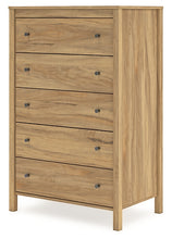 Load image into Gallery viewer, Bermacy Full Platform Panel Bed with Dresser and Nightstand
