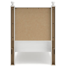 Load image into Gallery viewer, Mollviney Twin Panel Headboard with Mirrored Dresser and Chest
