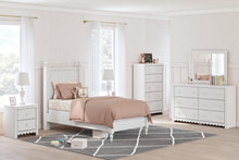 Load image into Gallery viewer, Mollviney Twin Panel Bed with Mirrored Dresser, Chest and Nightstand
