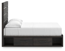 Load image into Gallery viewer, Hollivern Full Panel Bed with Storage
