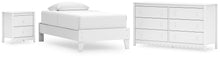 Load image into Gallery viewer, Hallityn Twin Platform Bed with Dresser and Nightstand
