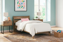 Load image into Gallery viewer, Deanlow Twin Platform Panel Bed with Dresser and Nightstand
