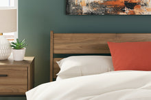 Load image into Gallery viewer, Deanlow Full Platform Panel Bed with Dresser and Nightstand
