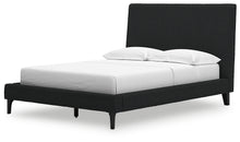 Load image into Gallery viewer, Cadmori Full Upholstered Bed with Mirrored Dresser and 2 Nightstands
