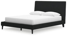 Load image into Gallery viewer, Cadmori Queen Upholstered Bed with Mirrored Dresser, Chest and 2 Nightstands
