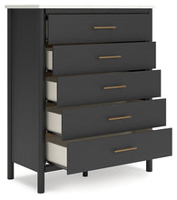 Load image into Gallery viewer, Cadmori Full Upholstered Bed with Mirrored Dresser, Chest and 2 Nightstands
