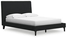 Load image into Gallery viewer, Cadmori Full Upholstered Bed with Mirrored Dresser, Chest and 2 Nightstands
