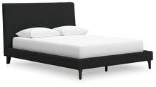 Load image into Gallery viewer, Cadmori Queen Upholstered Bed with Mirrored Dresser and 2 Nightstands
