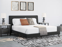 Load image into Gallery viewer, Cadmori King Upholstered Bed with Mirrored Dresser
