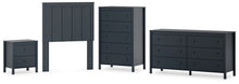 Load image into Gallery viewer, Simmenfort Twin Panel Headboard with Dresser, Chest and Nightstand
