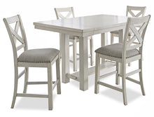 Load image into Gallery viewer, Robbinsdale Counter Height Dining Table and 4 Barstools
