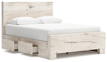 Load image into Gallery viewer, Lawroy Queen Panel Bed with Mirrored Dresser and Nightstand
