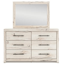 Load image into Gallery viewer, Lawroy Full Panel Bed with Mirrored Dresser and Nightstand
