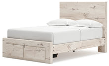 Load image into Gallery viewer, Lawroy Full Panel Storage Bed with Mirrored Dresser and Nightstand
