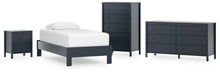 Load image into Gallery viewer, Simmenfort Twin Platform Bed with Dresser, Chest and Nightstand
