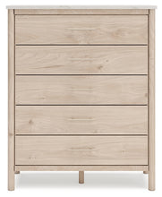 Load image into Gallery viewer, Cadmori Queen Upholstered Panel Bed with Mirrored Dresser and Chest
