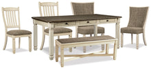 Load image into Gallery viewer, Bolanburg Dining Table and 4 Chairs and Bench
