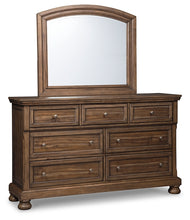 Load image into Gallery viewer, Flynnter  Panel Bed With Mirrored Dresser And Chest
