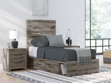 Load image into Gallery viewer, Graystorm Twin Panel Bed with Storage
