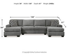 Load image into Gallery viewer, Birkdale Court 3-Piece Sectional
