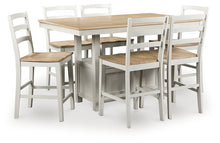 Load image into Gallery viewer, Purlaney Counter Height Dining Table and 6 Barstools
