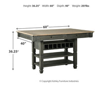 Load image into Gallery viewer, Tyler Creek Counter Height Dining Table and 4 Barstools
