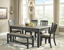 Load image into Gallery viewer, Tyler Creek Dining Table and 4 Chairs and Bench
