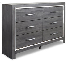 Load image into Gallery viewer, Lodanna King Panel Bed with Dresser
