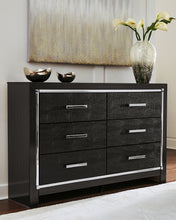 Load image into Gallery viewer, Kaydell King/California King Upholstered Panel Headboard with Dresser
