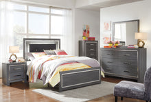 Load image into Gallery viewer, Lodanna Full Panel Bed with Mirrored Dresser, Chest and Nightstand
