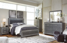 Load image into Gallery viewer, Lodanna Queen Panel Bed with Mirrored Dresser, Chest and 2 Nightstands
